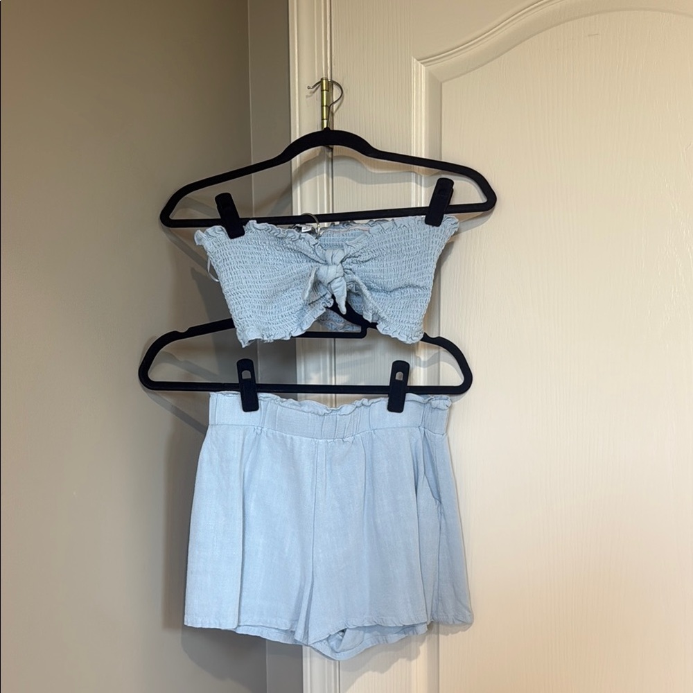 Light Blue Two-Piece Set
